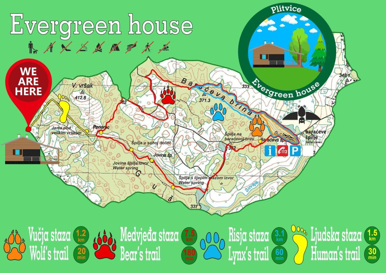Evergreen House Plitvice Rakovica Dış mekan fotoğraf